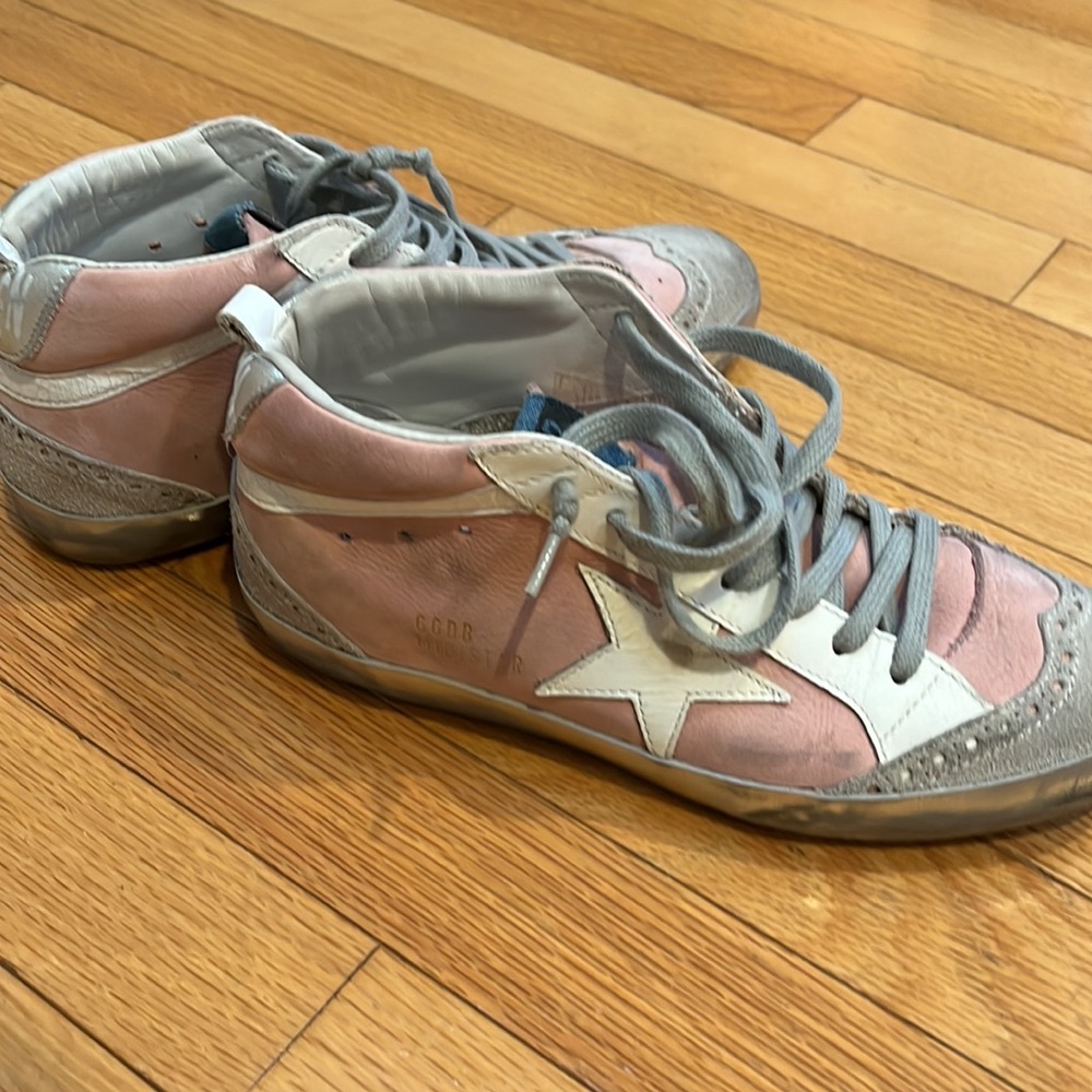 Golden Goose Pink and Gray Women's Shoes - Picture 8 of 16